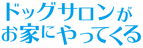 ドッグサロンがお家にやってくる